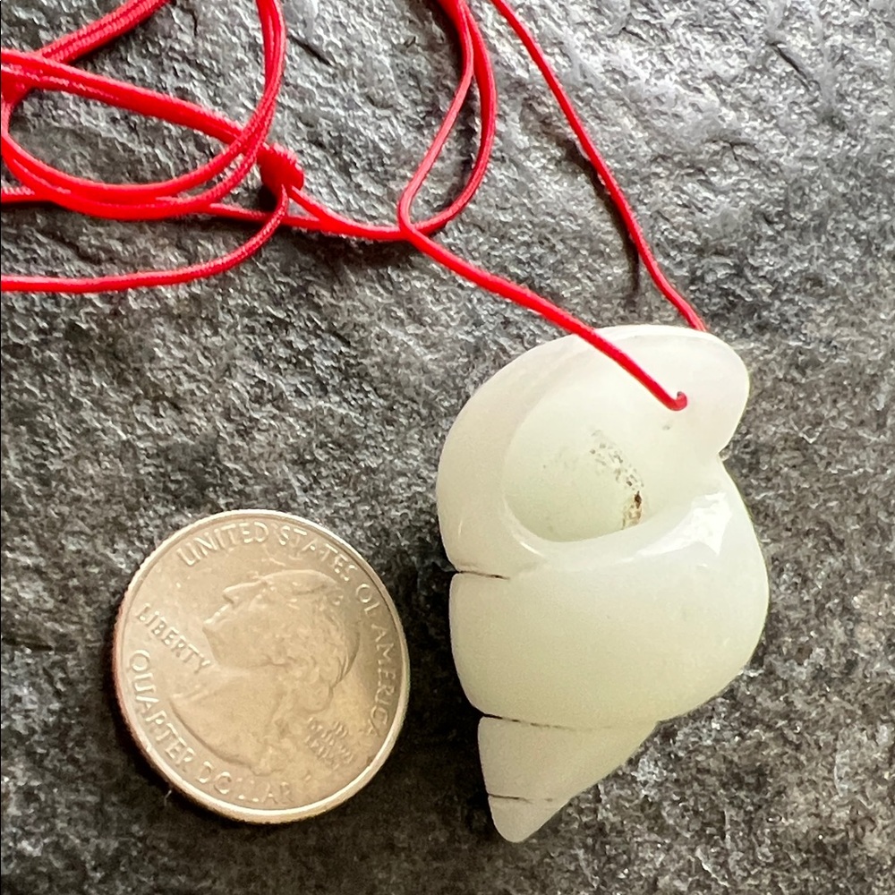 White Jade Pendant Necklace